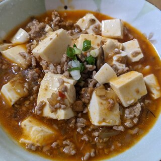 新玉ねぎときのこでかさ増し⭐麻婆豆腐